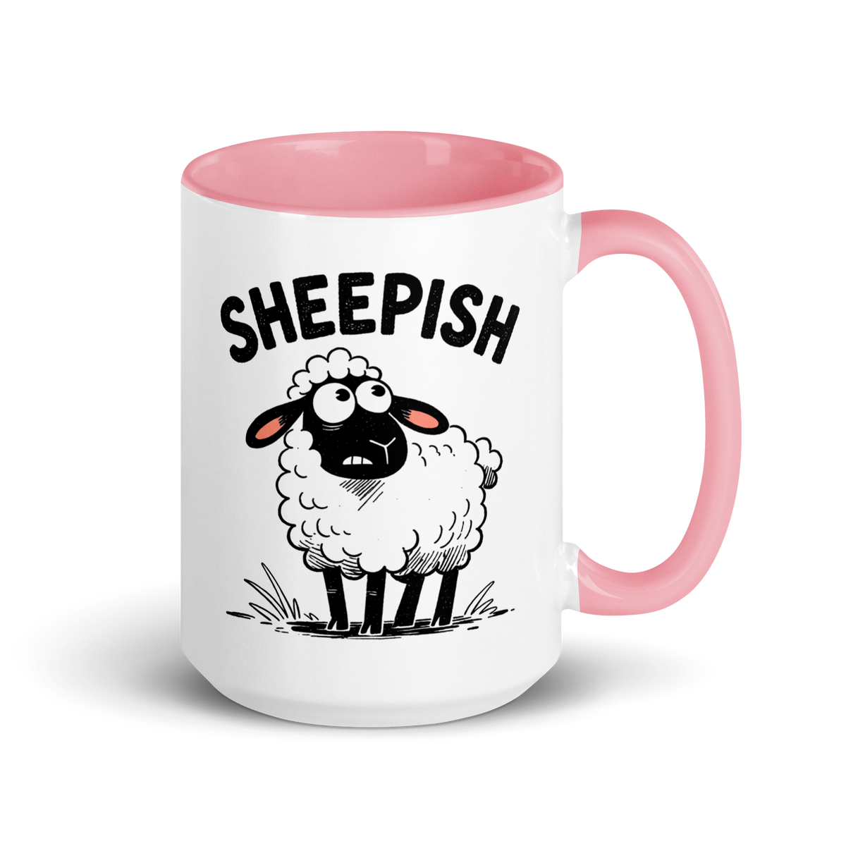 Sheepish Colored Mug