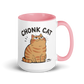 Chonk Cat Mug in Pink, 15 oz, right