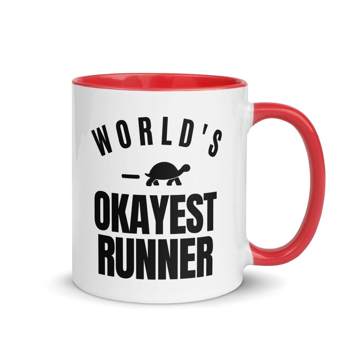 World's Okayest Runner Colored Mug