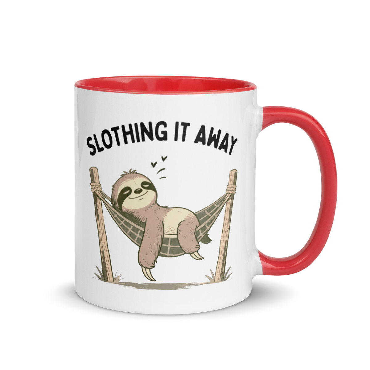 Slothing It Away Colored Mug