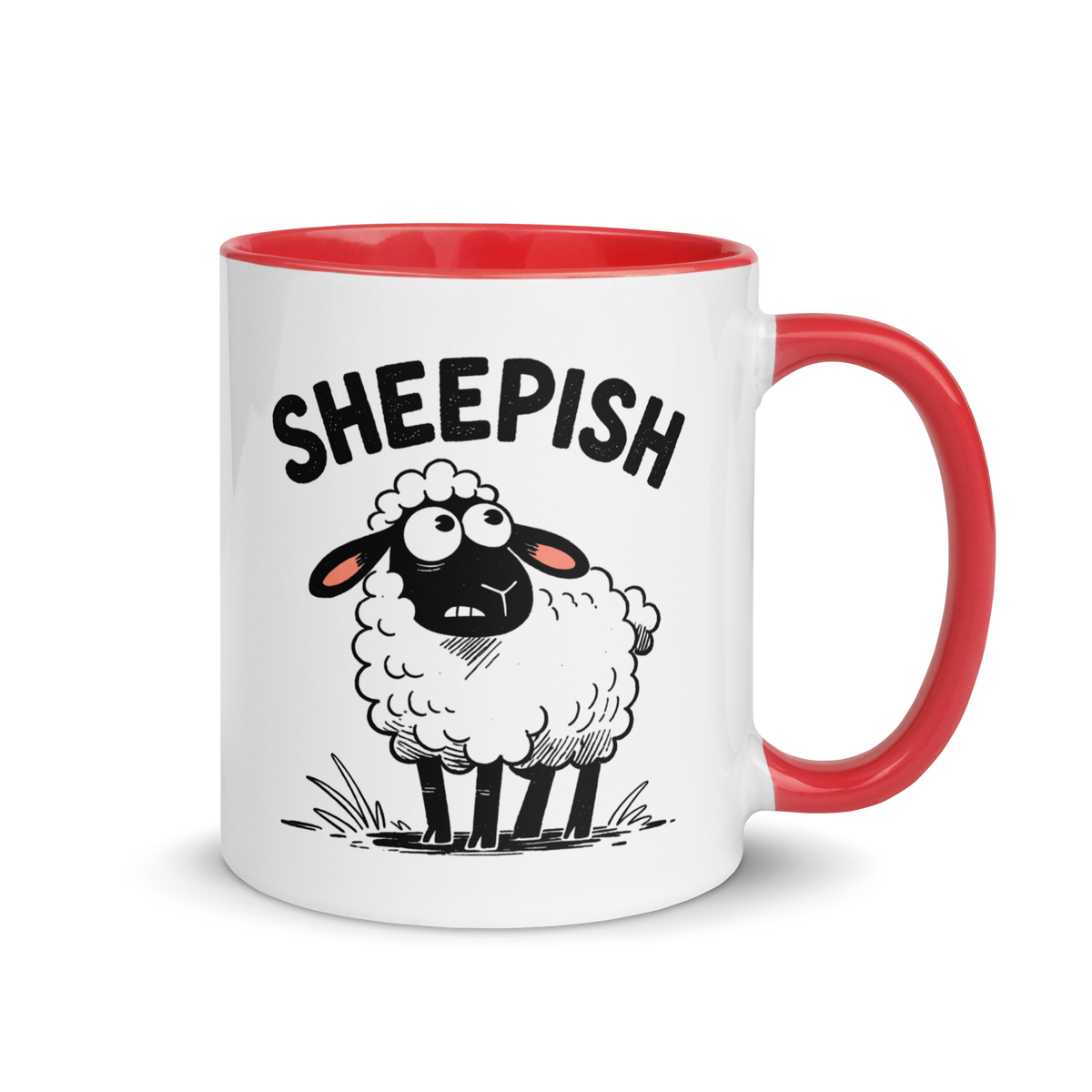 Sheepish Colored Mug