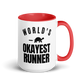 World's Okayest Runner Colored Mug