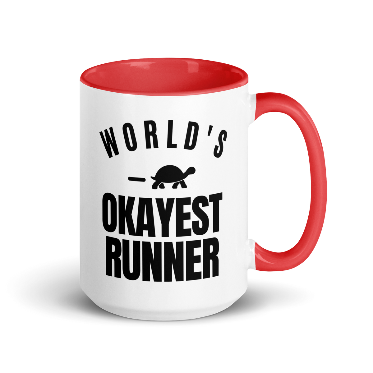 World's Okayest Runner Colored Mug