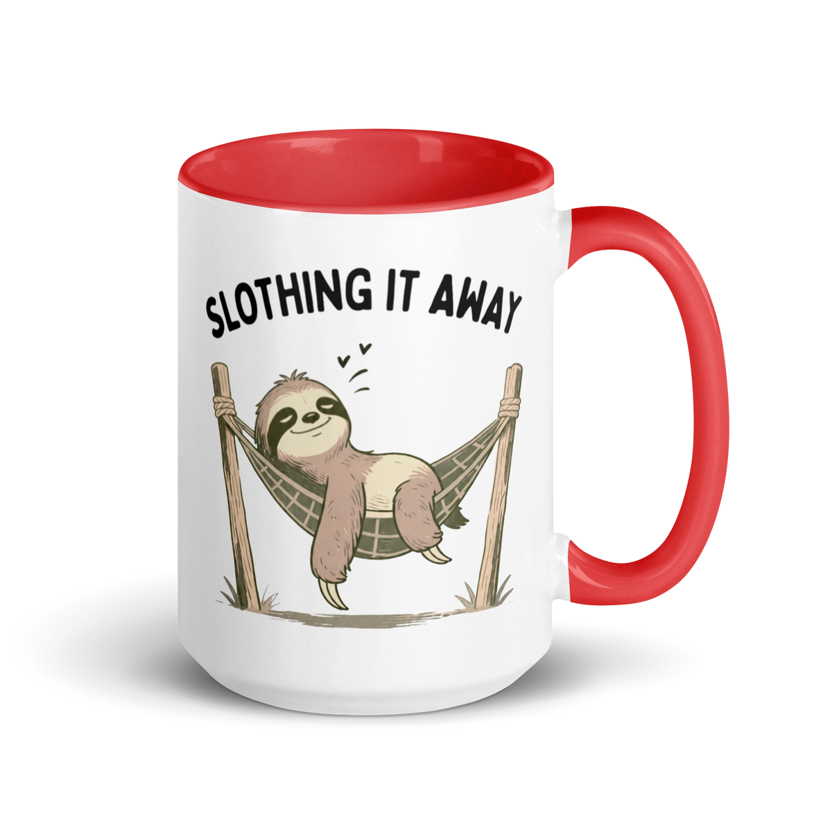 Slothing It Away Colored Mug