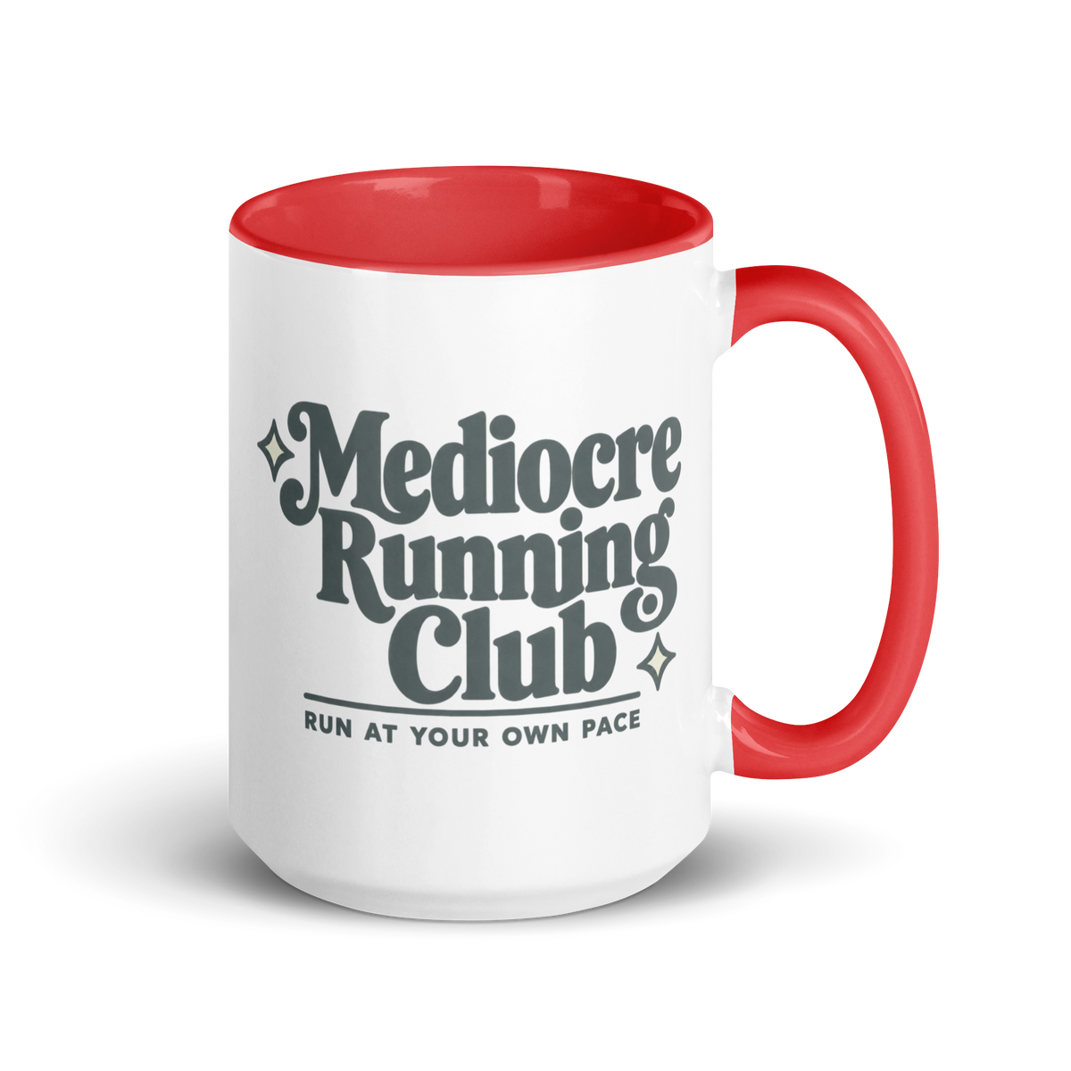 Mediocre Running Club Colored Mug