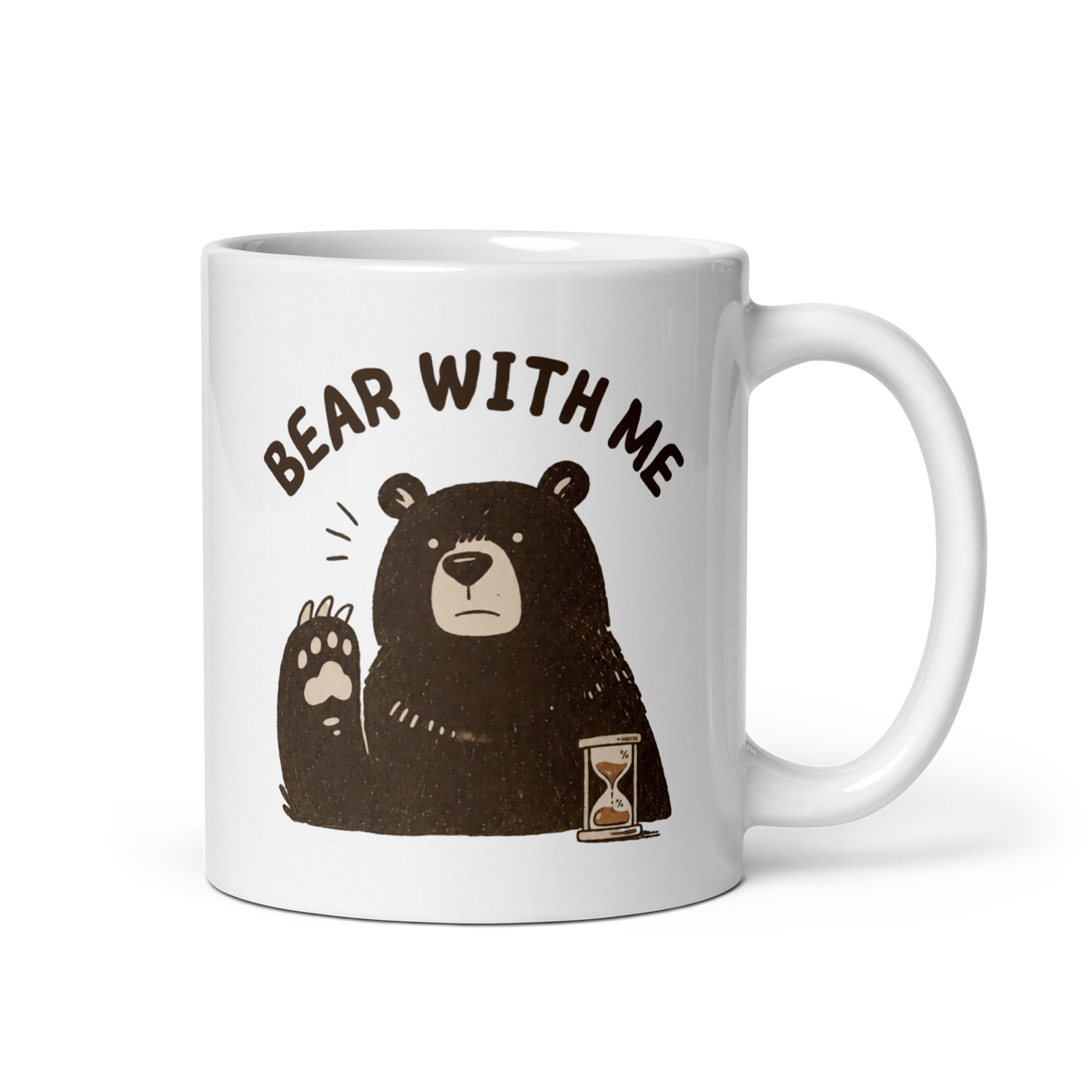 Bear with Me White Mug