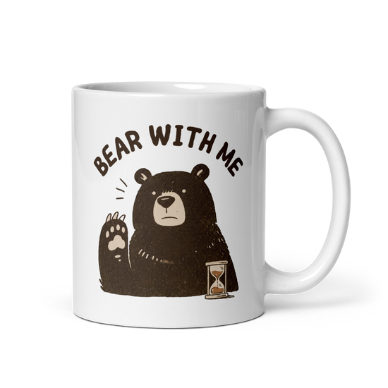 Bear with Me White Mug
