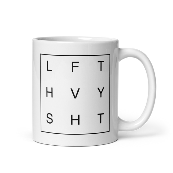 LFT HVY SHT White Mug