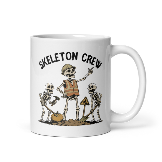 Skeleton Crew White Mug