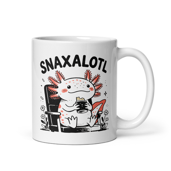 Snaxalotl White Mug
