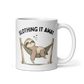 Slothing It Away White Mug