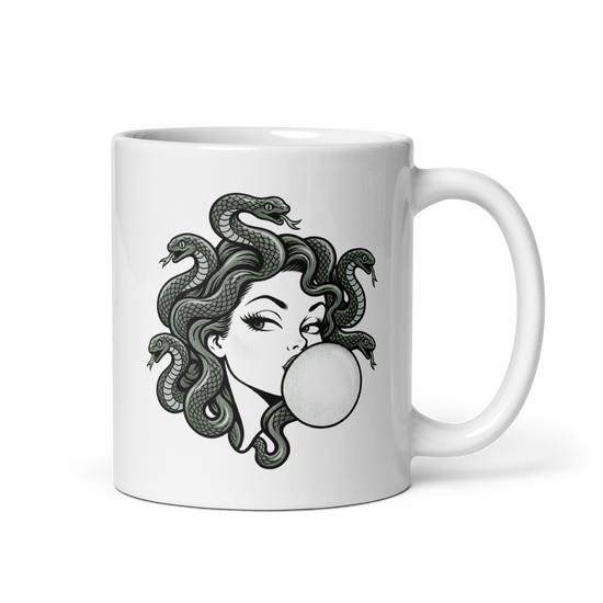 Medusa White Mug