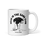 Head in the Sand Club White Mug