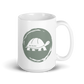 No Rush White Mug – 15 oz, handle on right