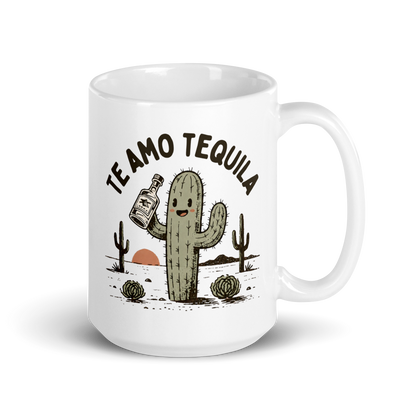 Te Amo Tequila White Mug