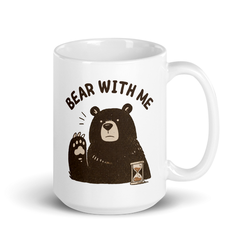 Bear with Me White Mug