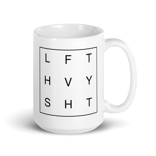 LFT HVY SHT White Mug