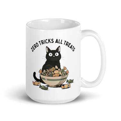Zero Tricks All Treats White Mug