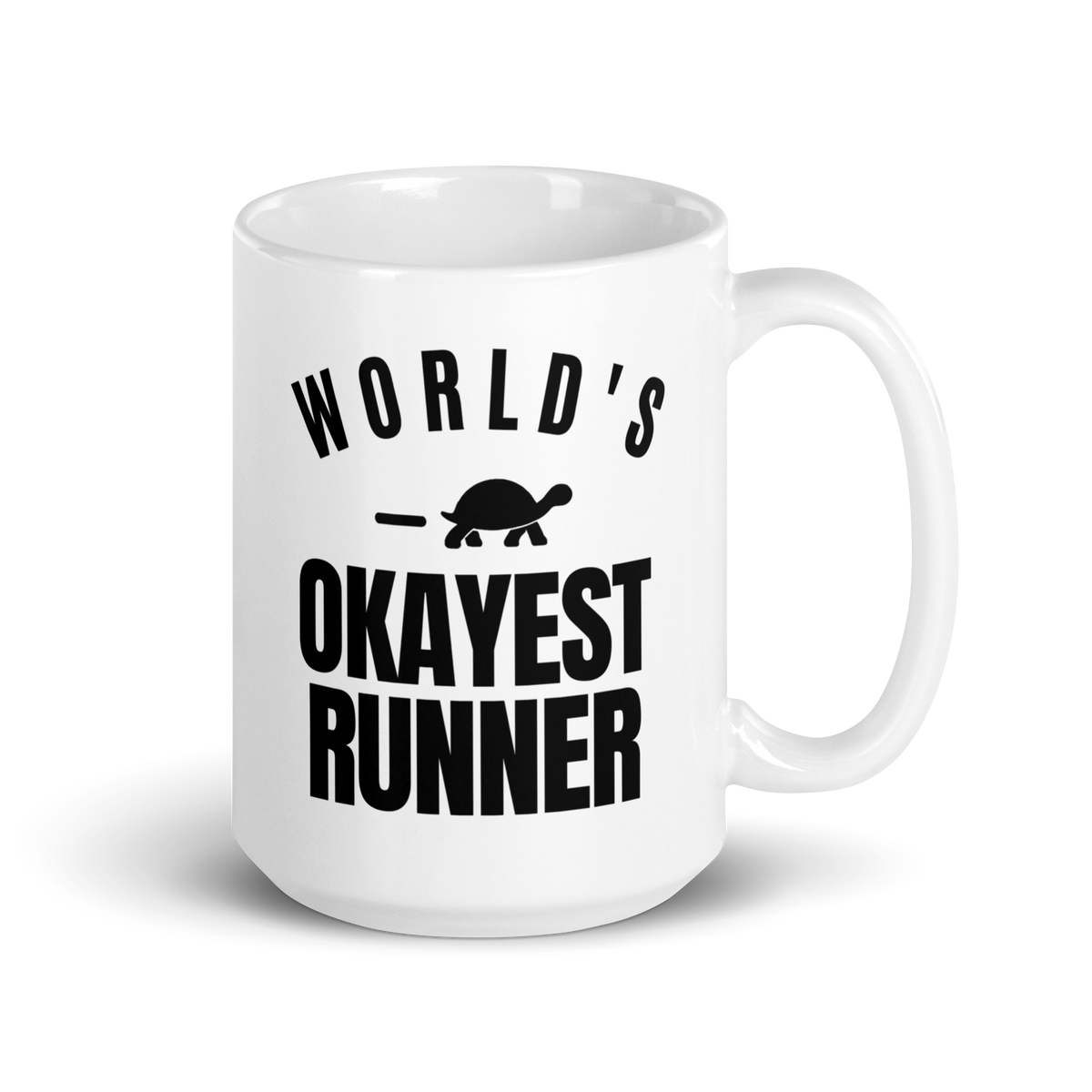 World's Okayest Runner White Mug