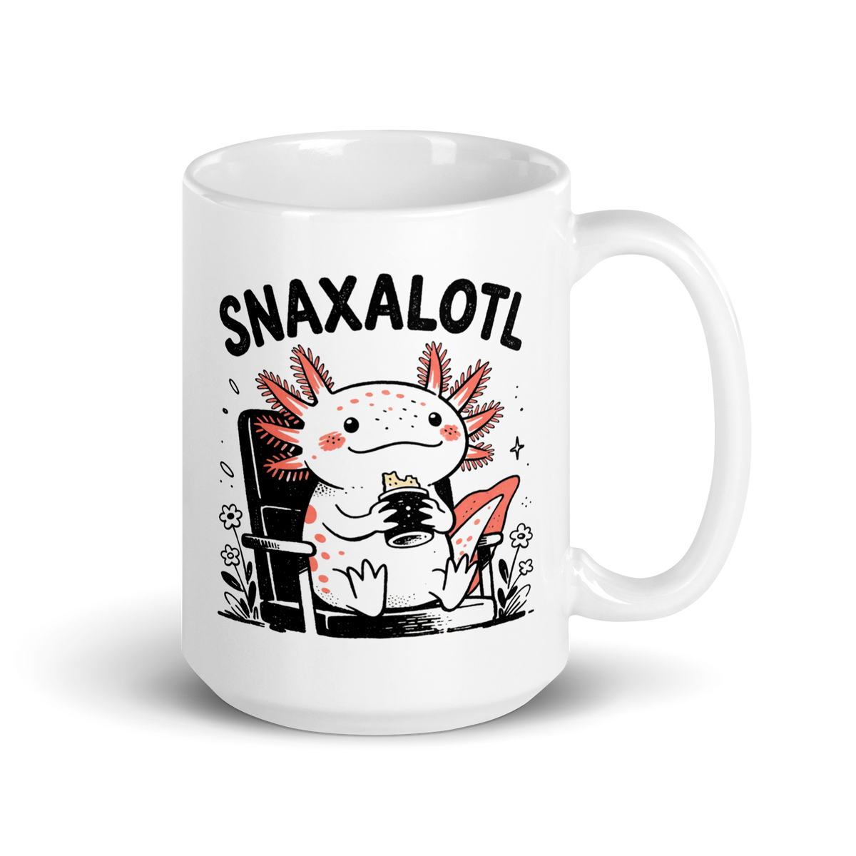 Snaxalotl White Mug