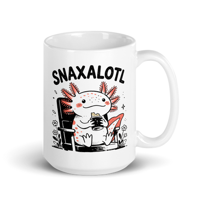 Snaxalotl White Mug