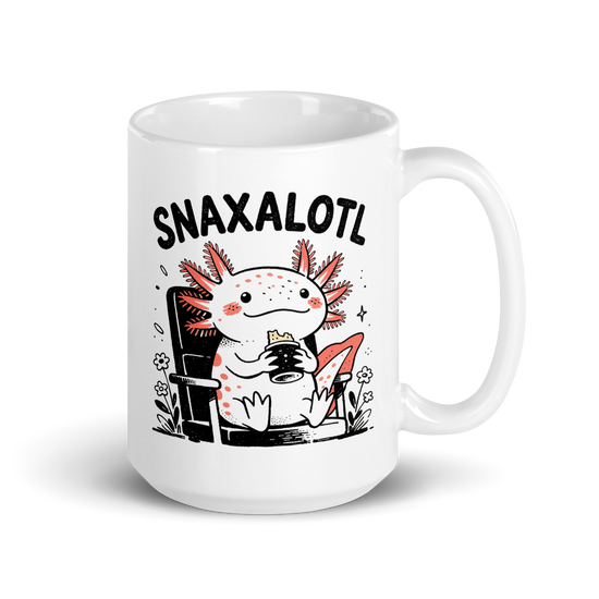 Snaxalotl White Mug