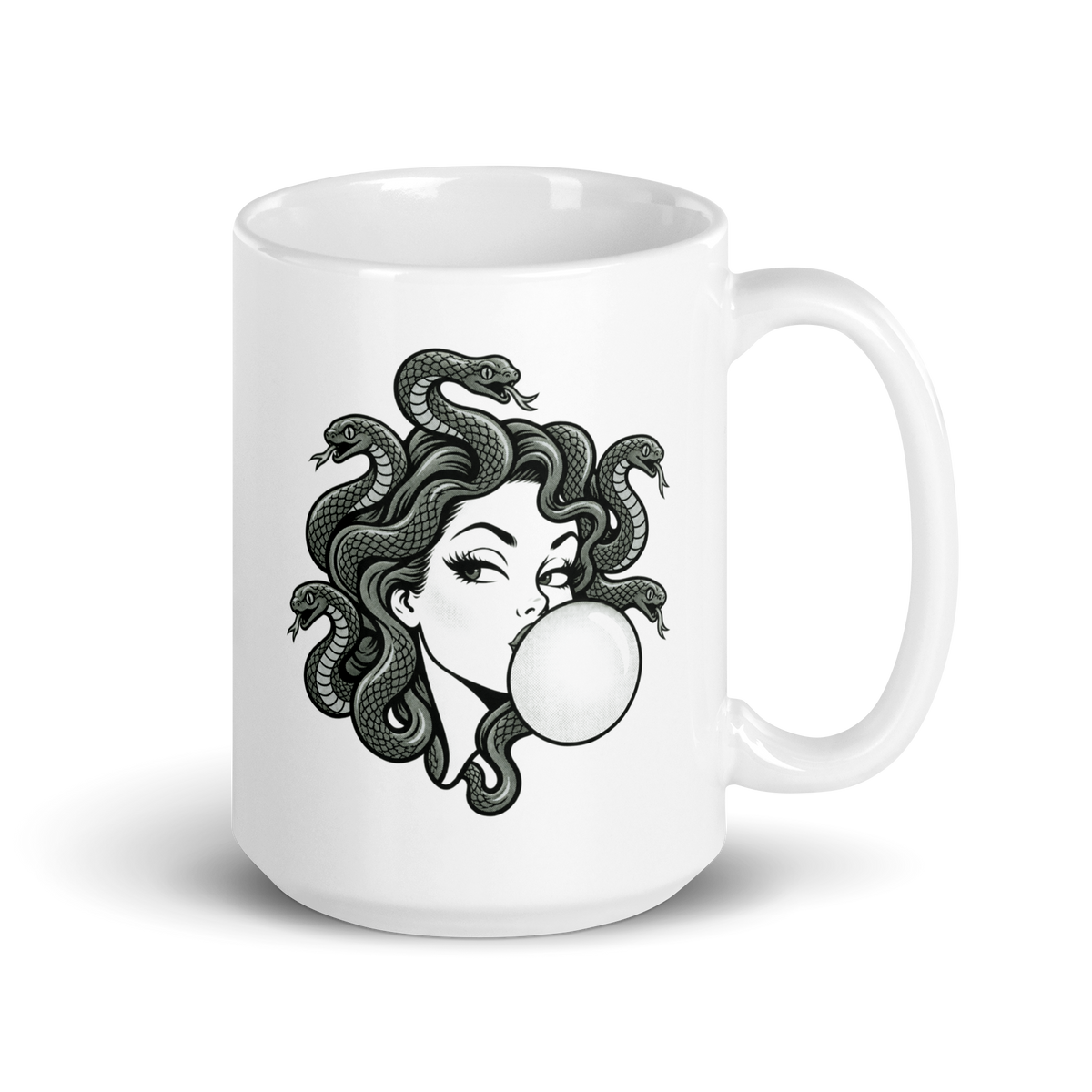 Medusa White Mug