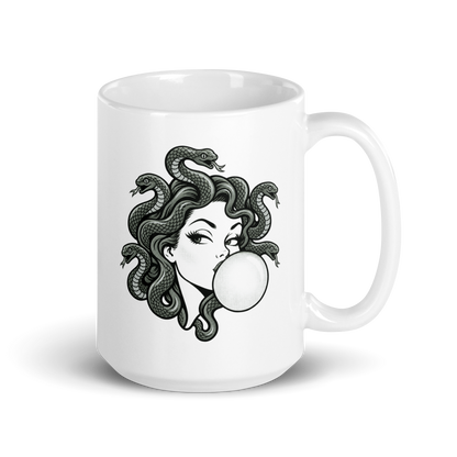 Medusa White Mug
