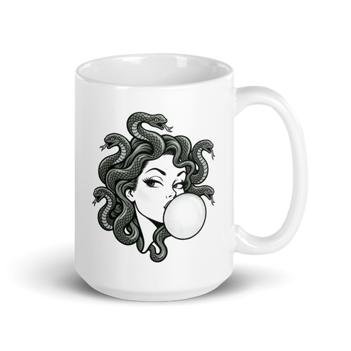 Medusa White Mug