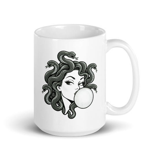 Medusa White Mug