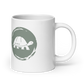 No Rush White Mug – 20 oz, handle on right