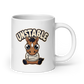 Unstable White Mug – 20 oz, handle on right