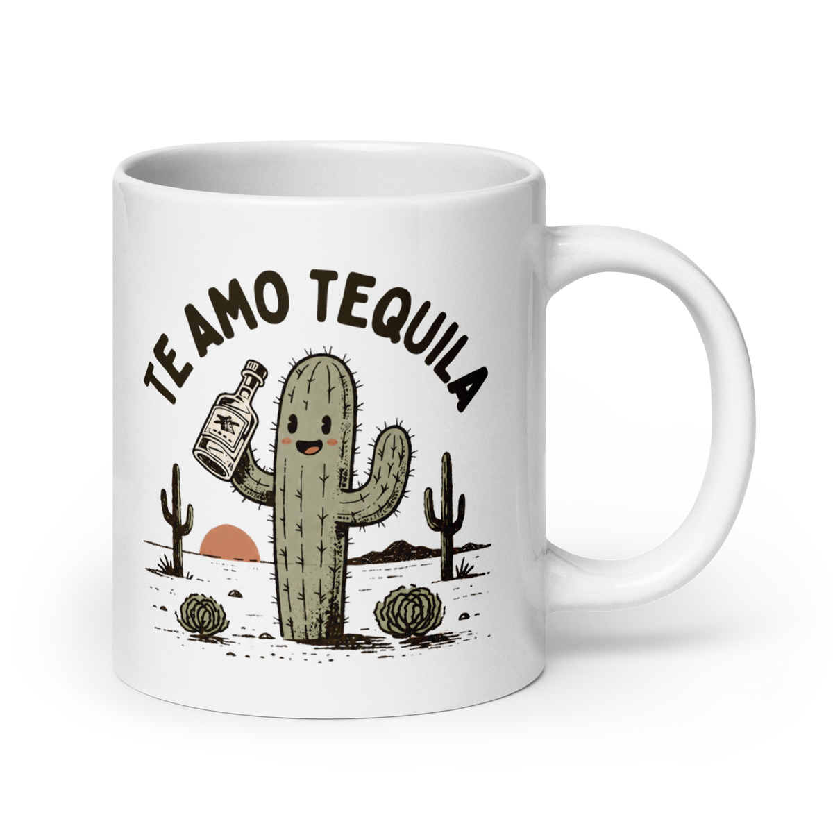 Te Amo Tequila White Mug