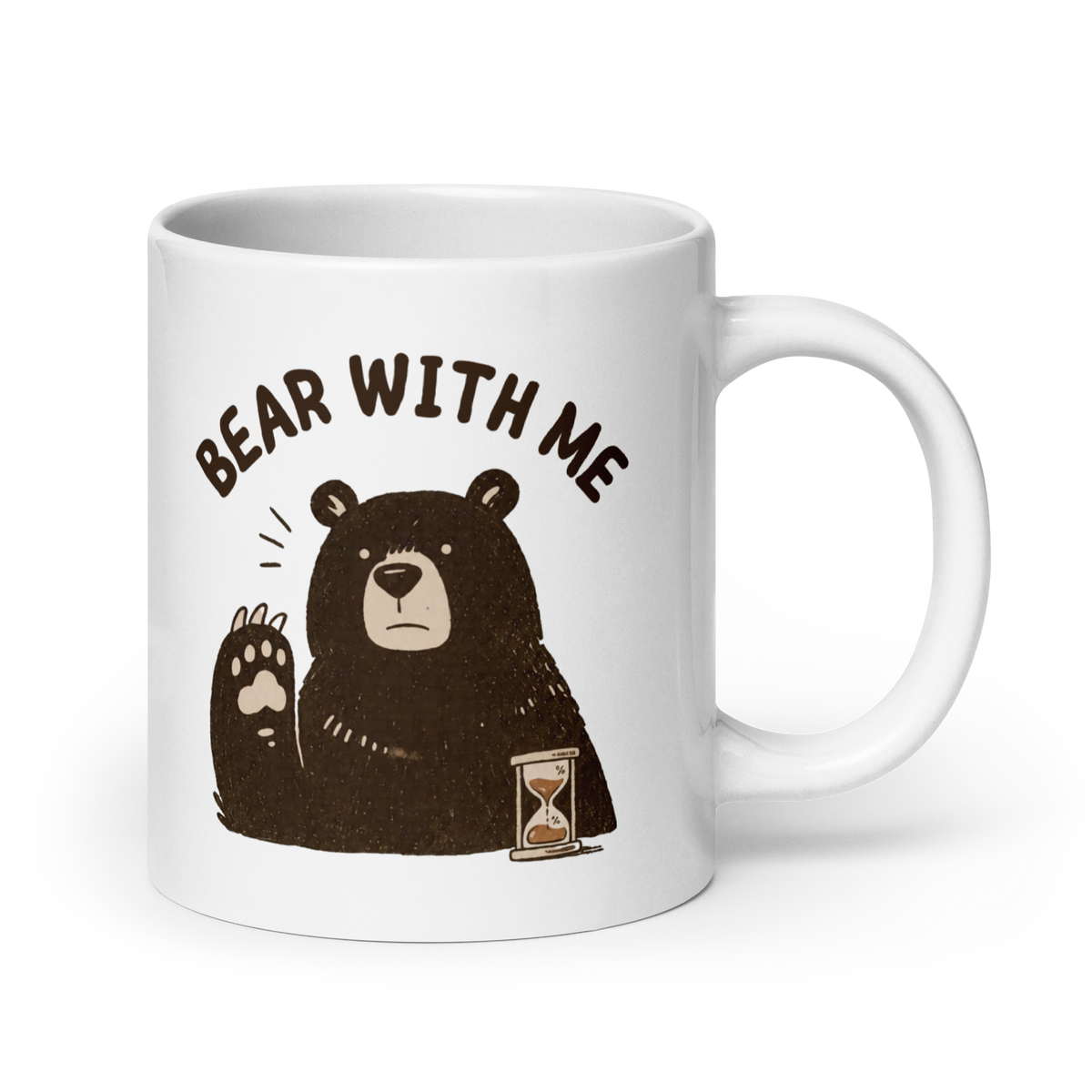 Bear with Me White Mug