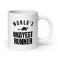 World's Okayest Runner White Mug