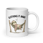 Slothing It Away White Mug