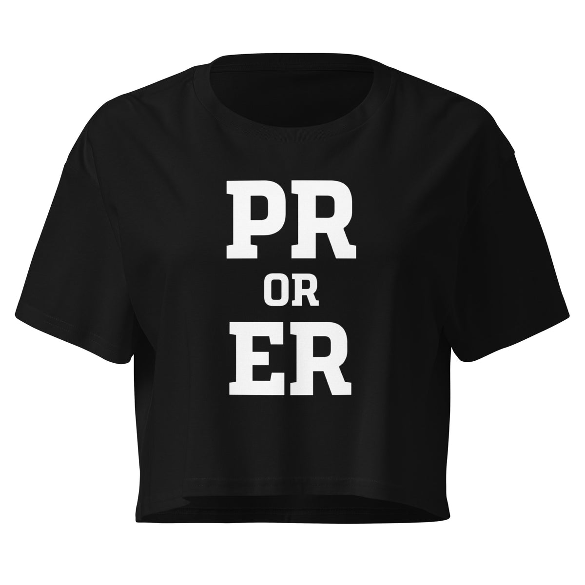 PR or ER Relaxed Crop Top
