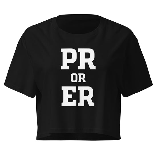PR or ER Relaxed Crop Top