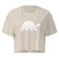 No Rush Relaxed Crop Top - Bone