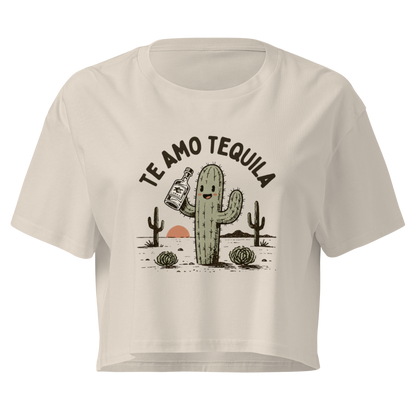 Te Amo Tequila Relaxed Crop Top