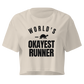 World's Okayest Runner Relaxed Crop Top