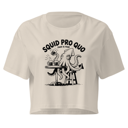 Squid Pro Quo Relaxed Crop Top