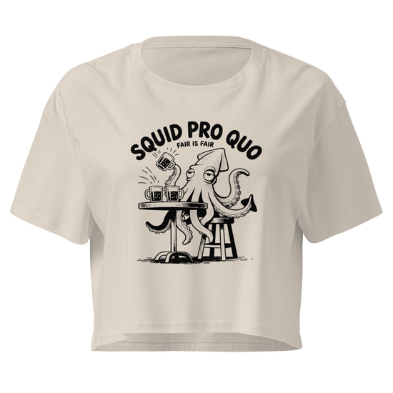 Squid Pro Quo Relaxed Crop Top