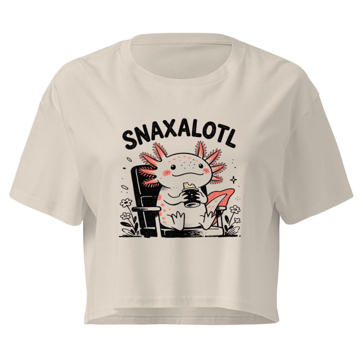 Snaxalotl Relaxed Crop Top