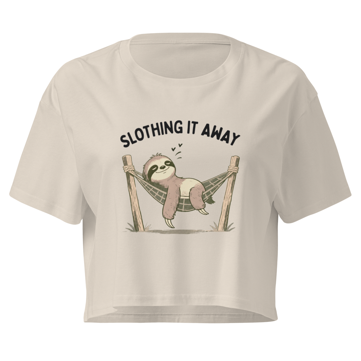 Slothing It Away Relaxed Crop Top