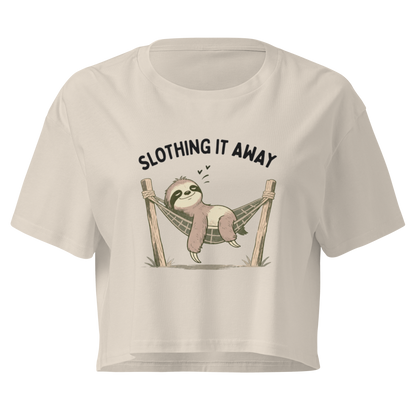 Slothing It Away Relaxed Crop Top
