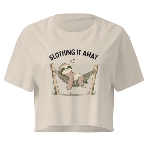 Slothing It Away Relaxed Crop Top