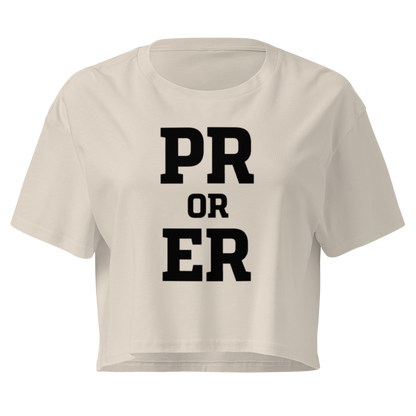 PR or ER Relaxed Crop Top