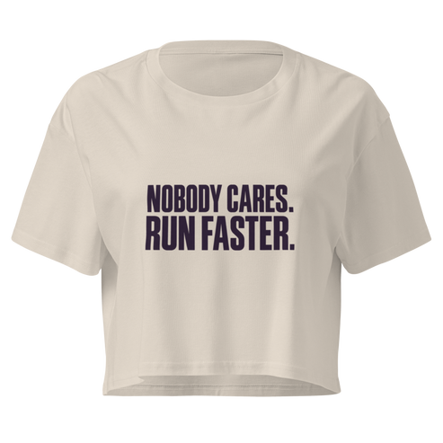 Run Faster Relaxed Crop Top