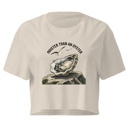 Moister Than an Oyster Relaxed Crop Top